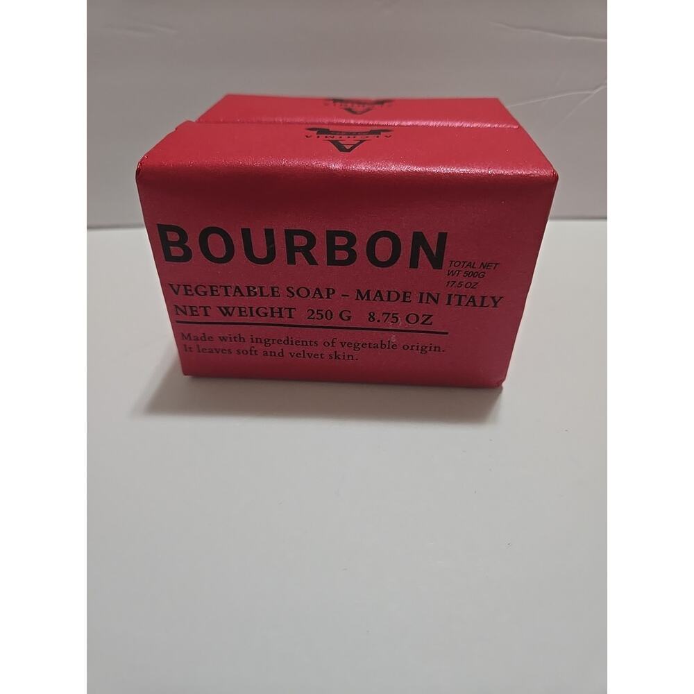 ALCHIMIA Bourbon Vegetable Soap. Made In Italy - (total 17.5 Oz), Quantity 2